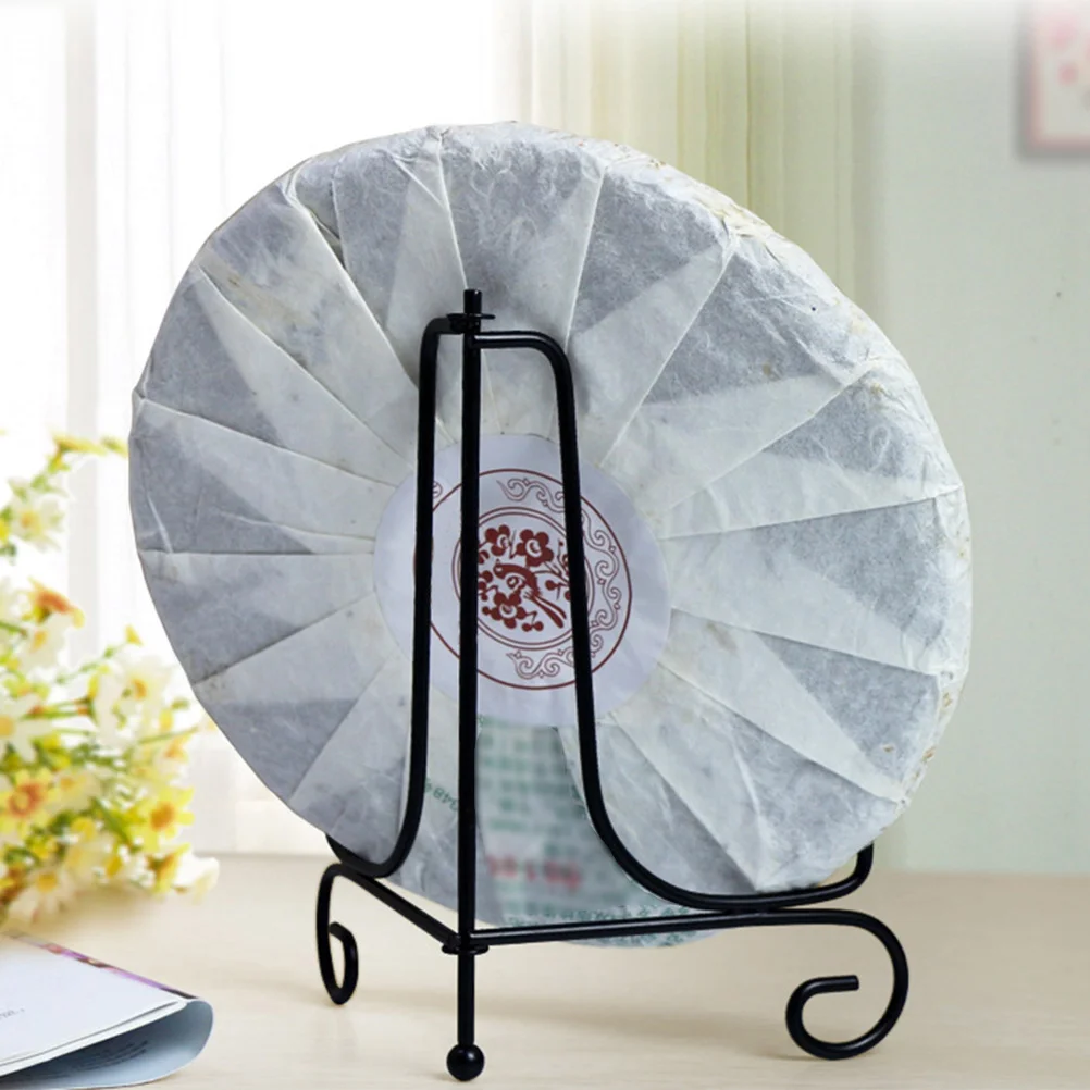 

2 Pcs Picture Frame Stand Iron Display Stand Iron Easel Display Stand Plate Display Dish Rack