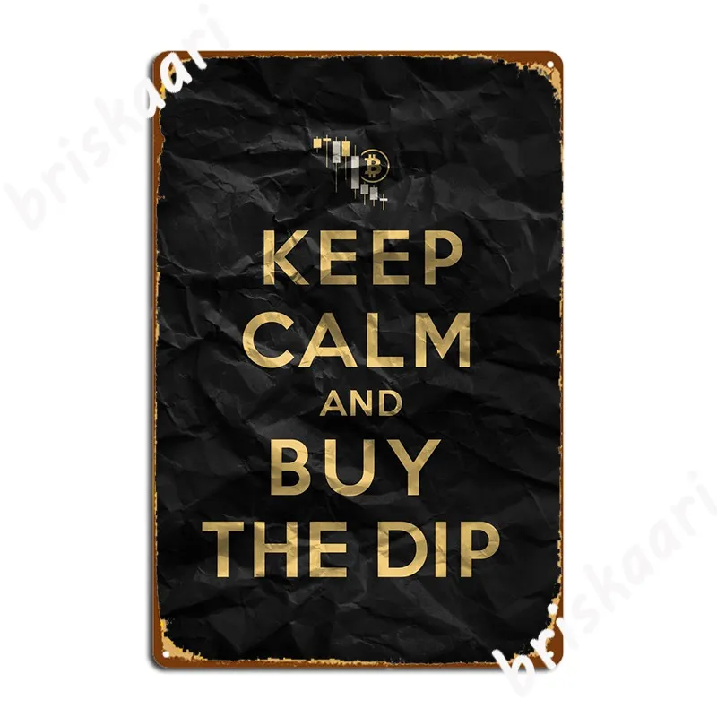Постер Keep Calm Buy The Dip металлический плакат кинотеатр дизайн гостиной декор для