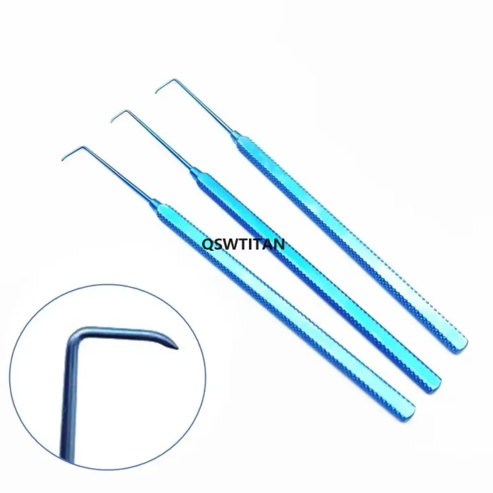 Титановый офтальмологический крючок Helveston Finder Hook крючок для офтальмологической хирургии инструмент (art.: 3920cf524dfef) - 3920cf524dfef