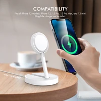 applicable to wireless charging head magsafe bracket abs foldable iphone plastic adjustable angle base frame