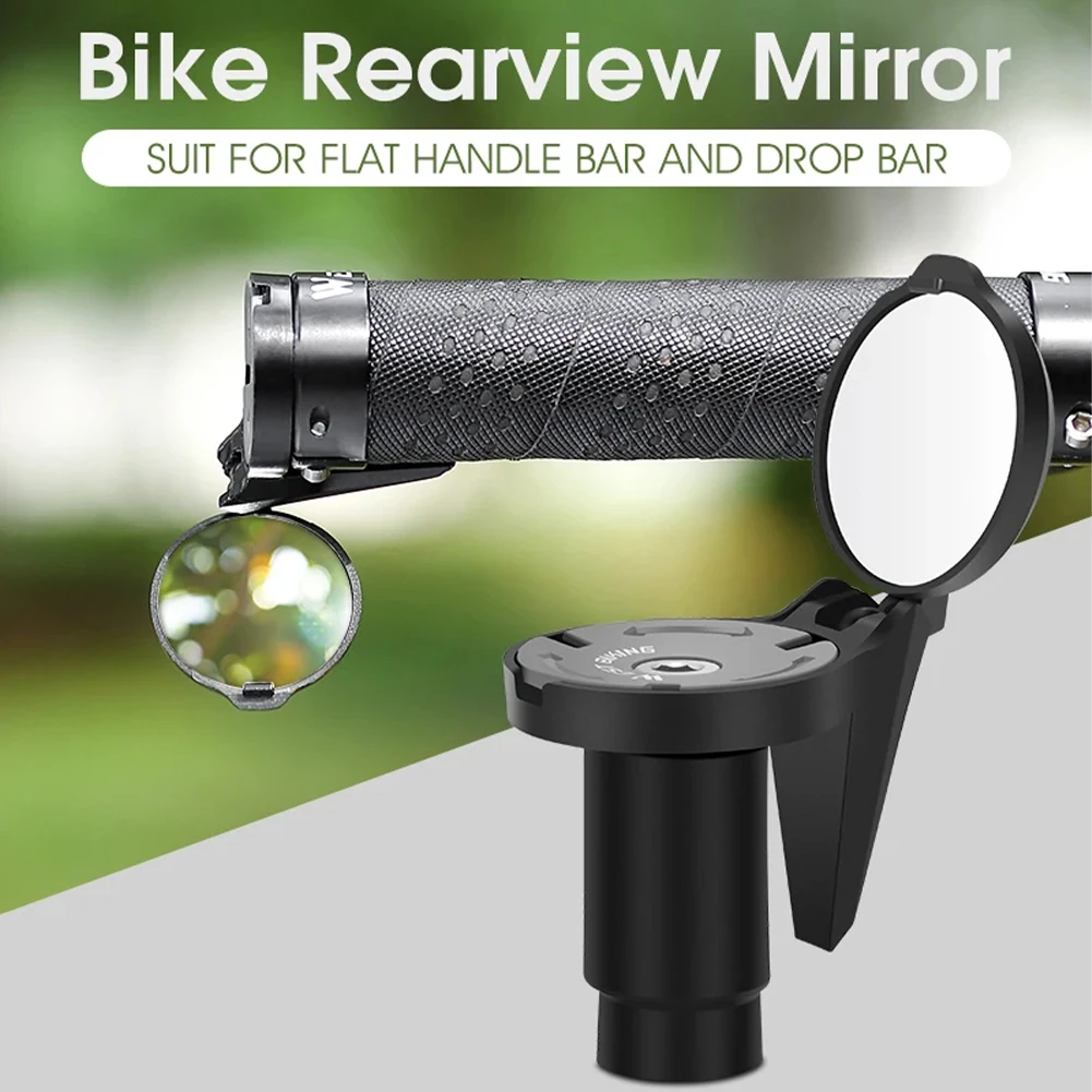 

WEST BIKING Universal Bicycle Rearview Mirror Handlebar End Plug Mirror Adjustable Convex Mirrors for MTB Road Bike Accessories