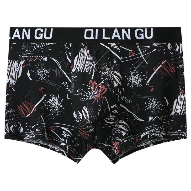 

Silk Touch calzoncillos hombre Nylon underwear men Breathable boxer homme Comfortable boxers hombre Floral Print men underwear