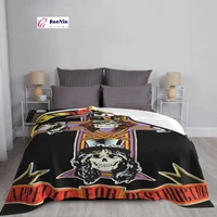 guns n gnr roses appetite for destruction blanket bedspread bed plaid throw sofa blankets plaids and covers