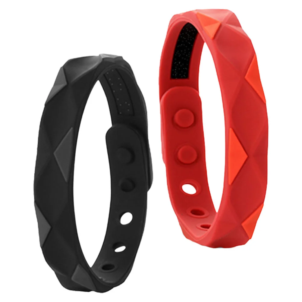 2 шт. антистатический браслет на запястье фитнес силиконовый декоративный