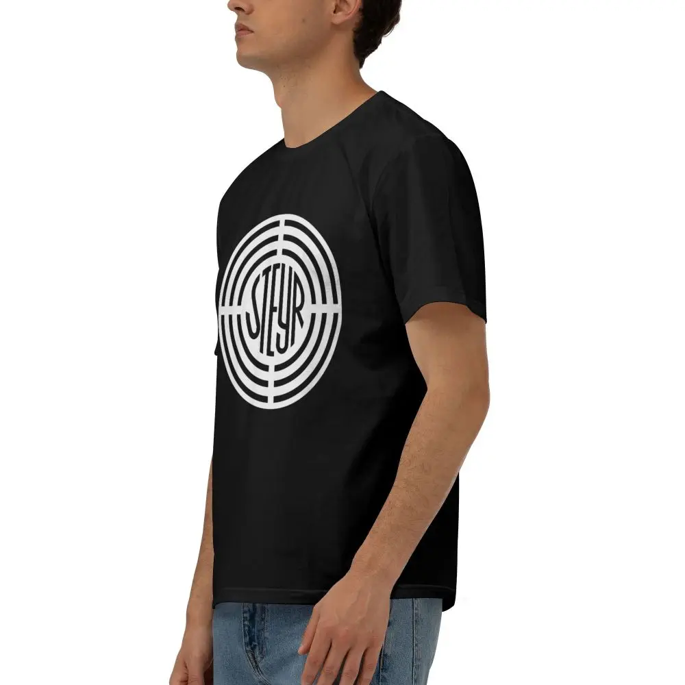 НОВАЯ модная футболка Steyr с принтом хлопковая мужская мужские топы забавная