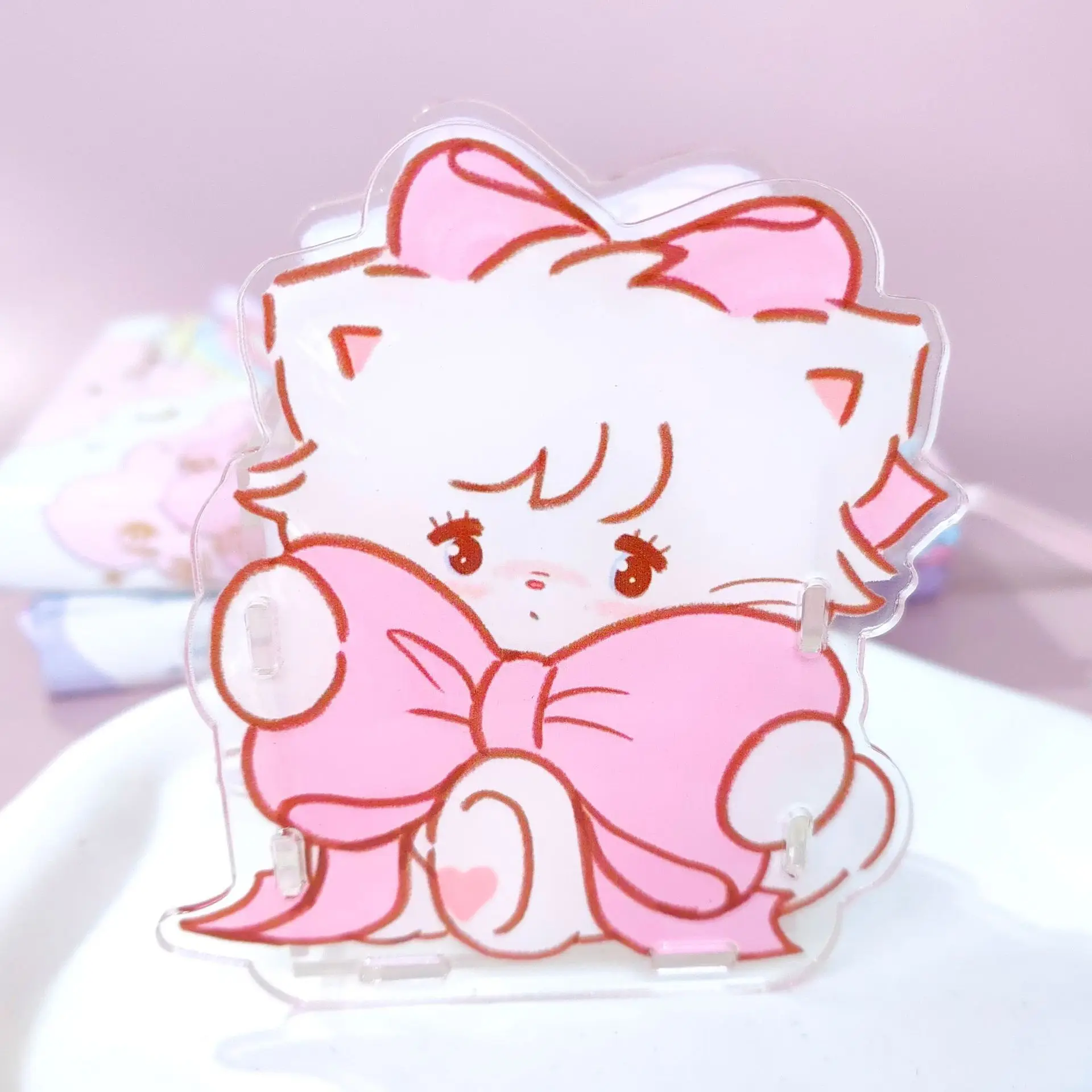 Милая кавайная ручка с мультяшным рисунком для студентов Настольный держатель