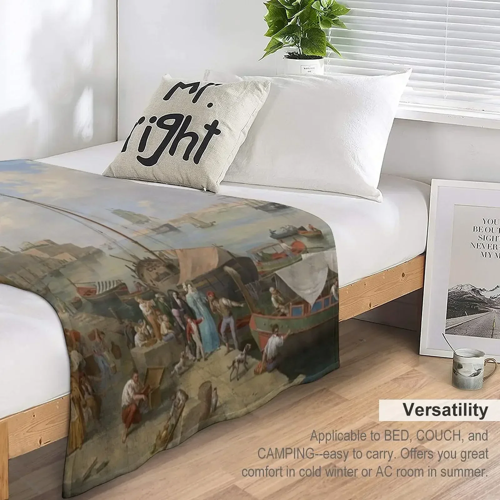 Malta Harbour - пледы Anton Schranz плед декоративные одеяла