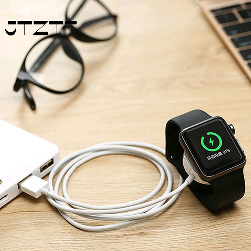 

JTZTF Wireless Charger for IWatch 6 SE 5 4 Magnetic Charging Dock Station USB Charger Cable for smart Watch Series 5 4 3 2 1