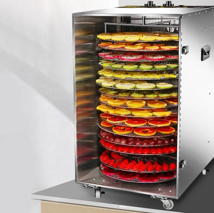 16 Layer fruit dehydrator drying machine rotary dryer machine
