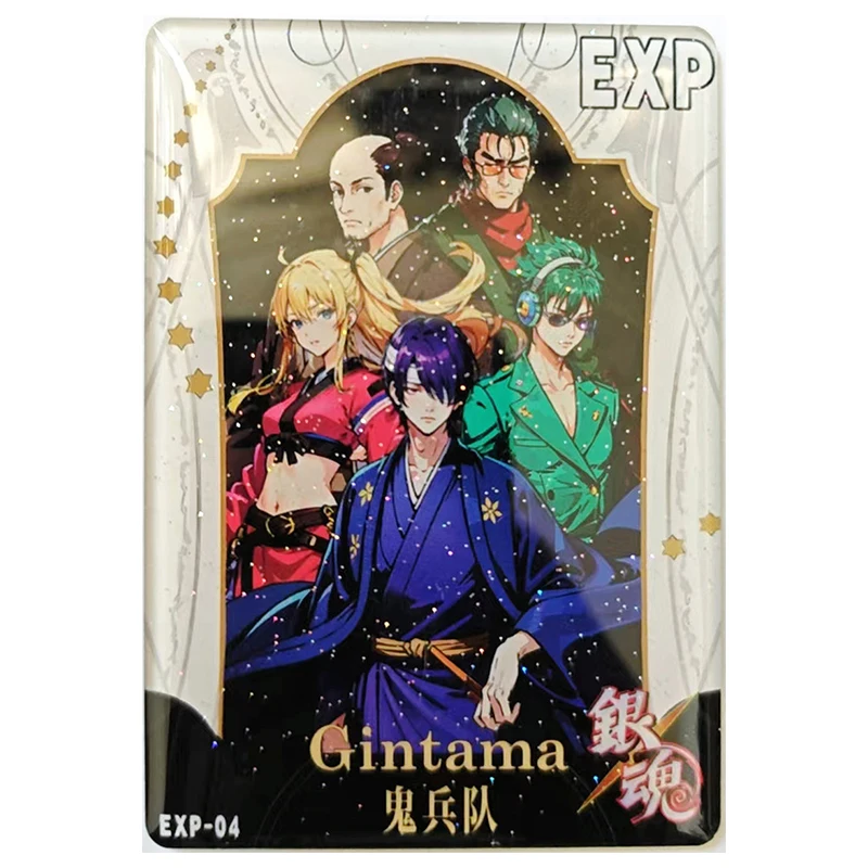 Аниме GINTAMA Редкие рефракционные игры EXP коллекционные карты Кагура Тама Шимура