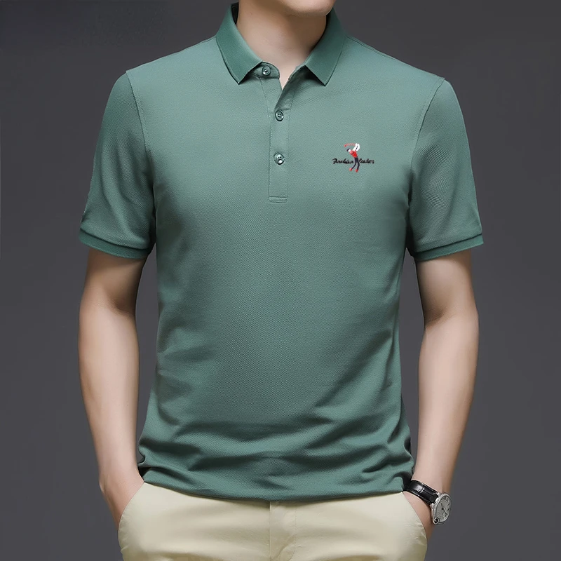 

Мужская хлопковая футболка-поло, Повседневная Дизайнерская футболка с короткими рукавами и логотипом, лето 2022