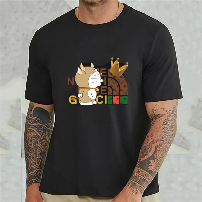 

Футболка мужская с забавным принтом, модная Свободная рубашка с короткими рукавами, подарок, уличная одежда в стиле Харадзюку, лето