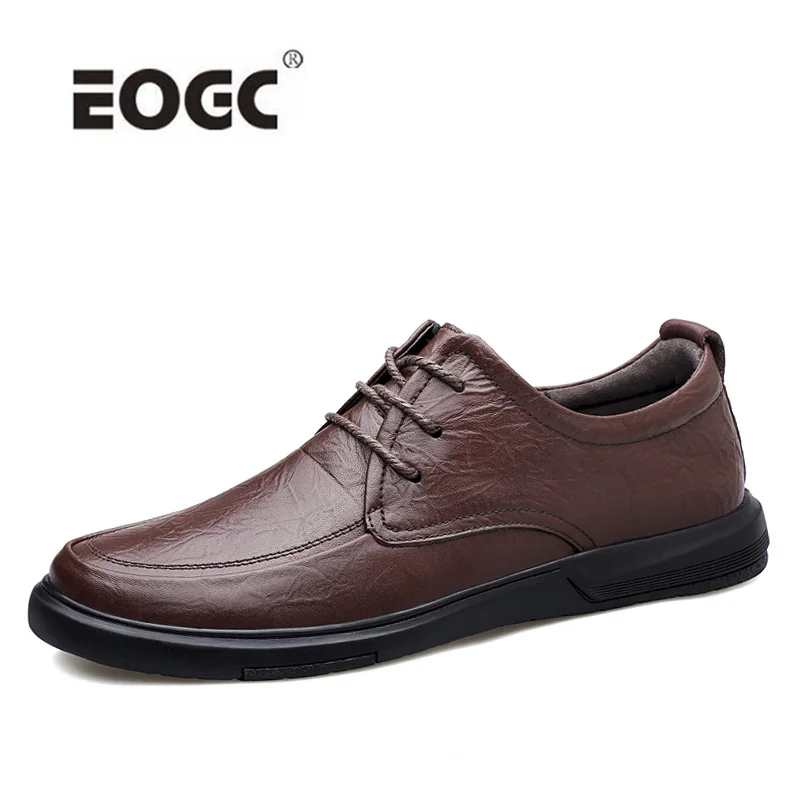 

Handmade Genuine Leather Men Shoes Outdoor Lace Up Walking Casual Shoes Flats Breathable Shoes Men Sapato Masculino