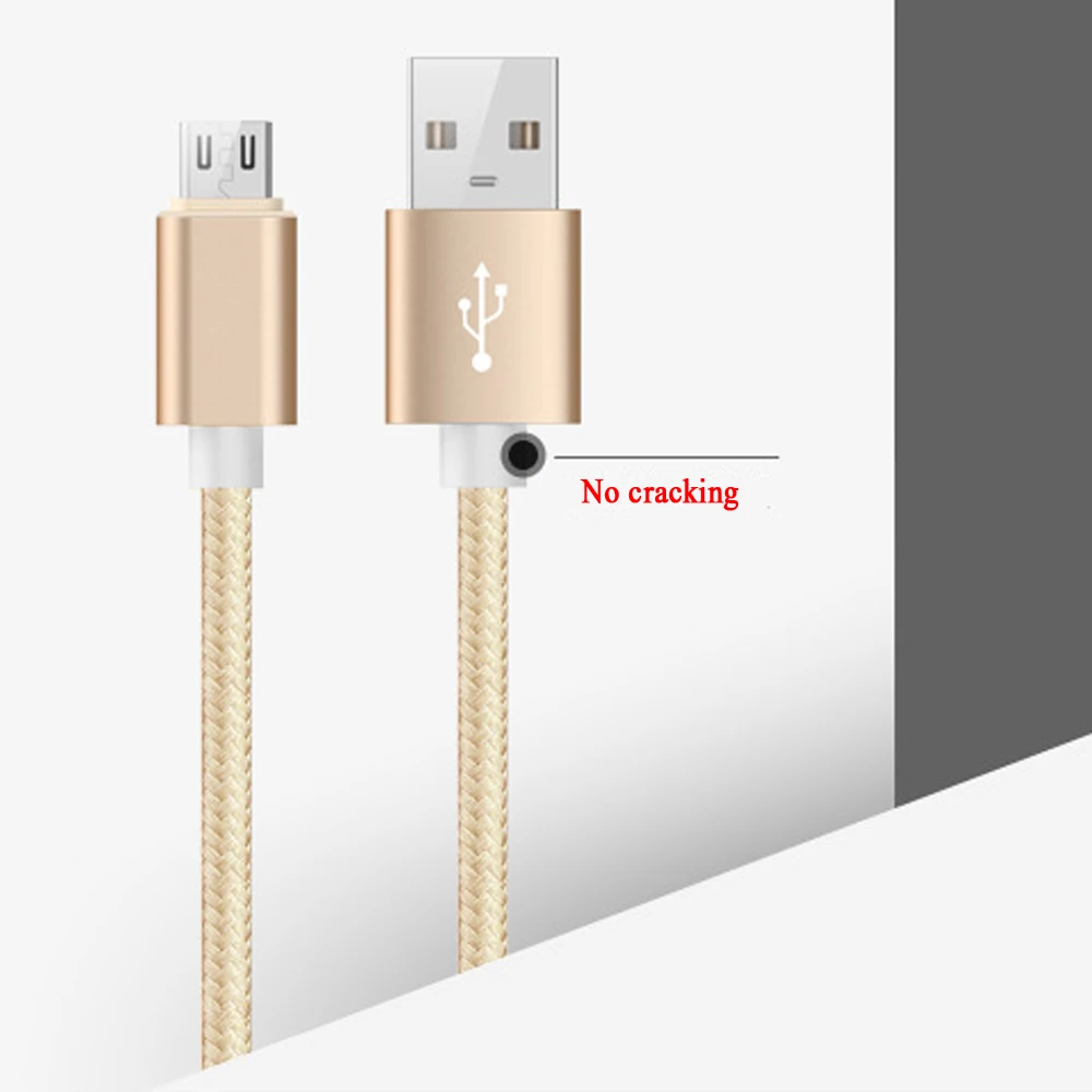 

2A Fast Charging Micro USB Cable Mobile Phone Charger Cable For Android 1M 2M Date Cable