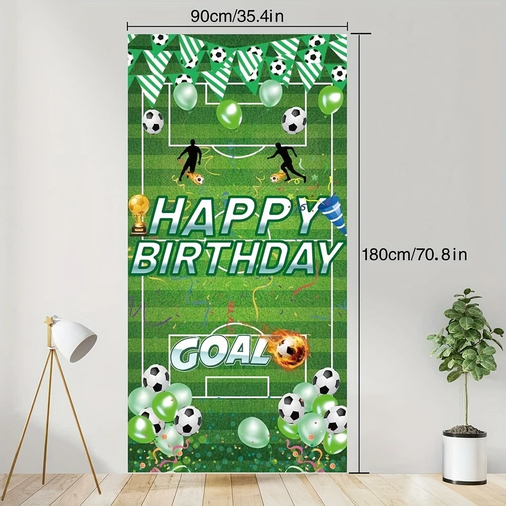 Баннер на день рождения украшение двери для мальчиков спортивный Фотофон