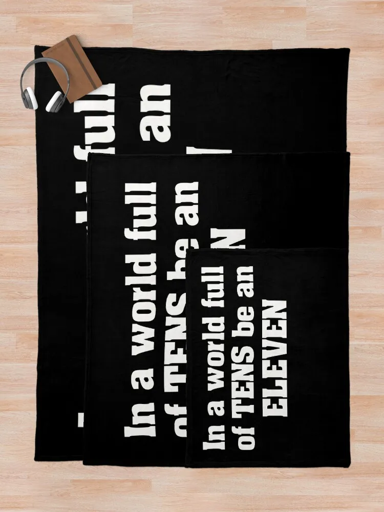 В мире десятков Be An Eleven Плед Хэллоуин Покрывала идеи подарков на День святого