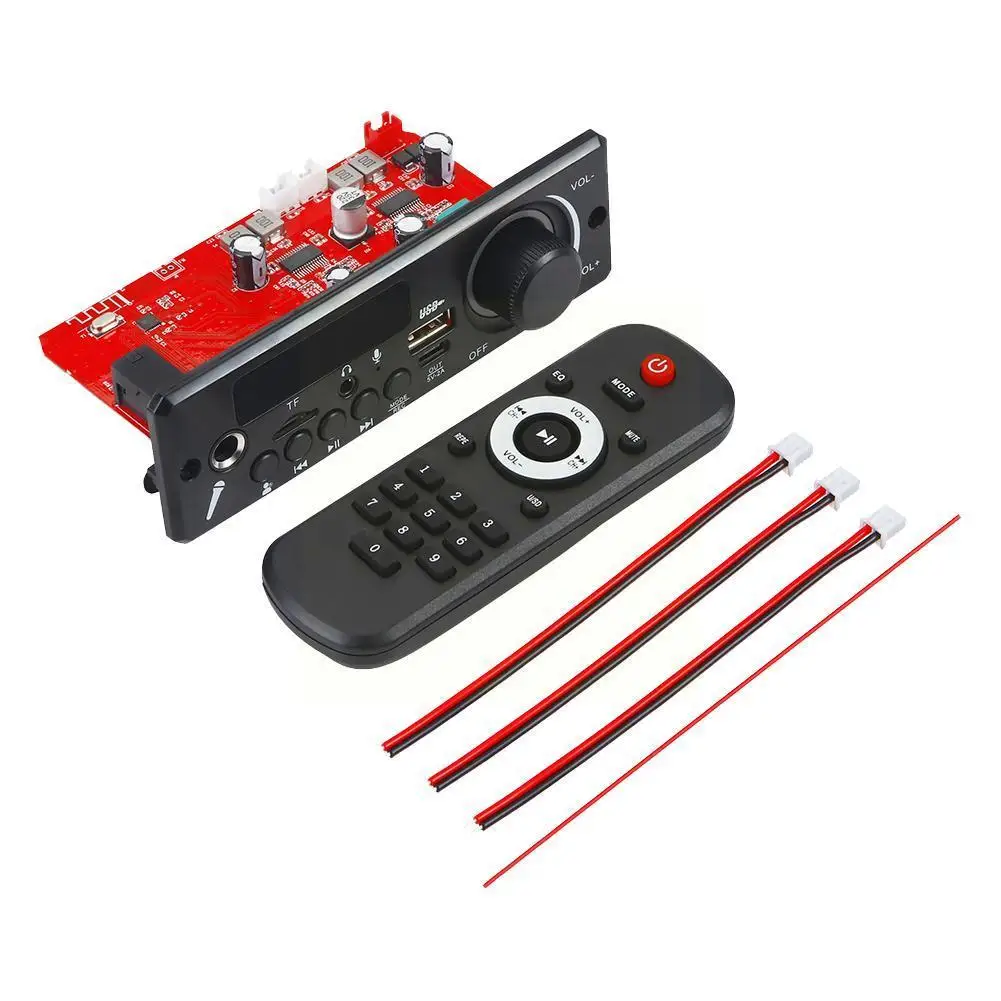 

Mp3-декодер с Bluetooth, 80 Вт, 12 В, с FM-микрофоном