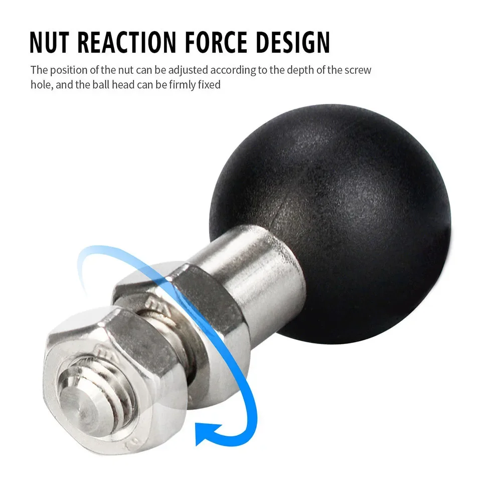 Крепление с шариковой головкой на зеркало 25 мм M10 M8