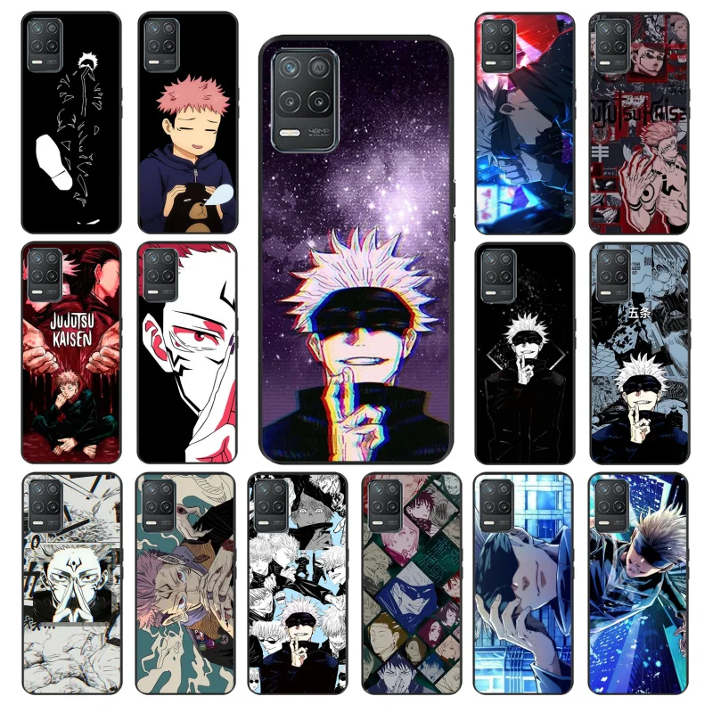 

Jujutsu Kaisen Yuji Satoru Gojo Case for OPPO Realme GT 2 Pro X2 Pro XT C25S 8 7 6 Pro 6i GT Master C3 C21 C21Y C11 X3 SuperZoom