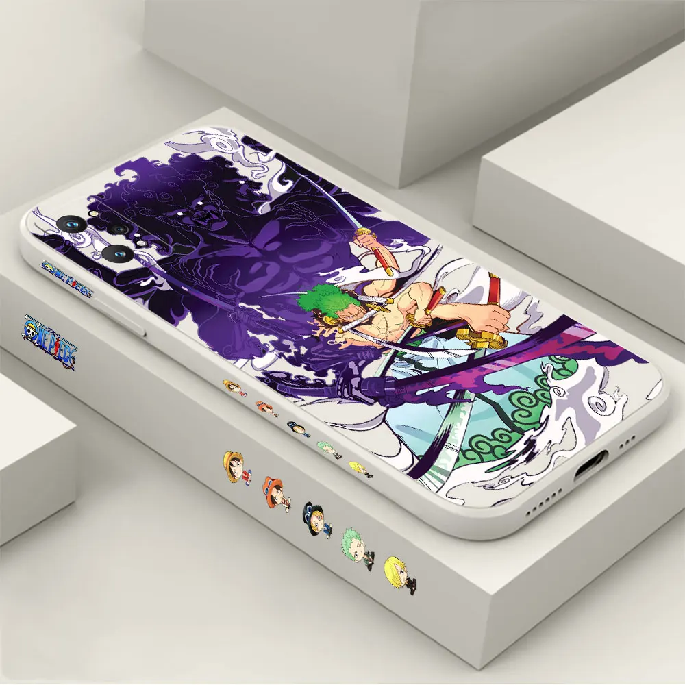 

Japan Anime O-One Piece Zoro Phone Case For Realme 11 10 9 8 8I 7 7I 6 5 3 9I C17 6S 5S 5I 10A GT NEO 5 3 2 2T SE Pro Plus Cover