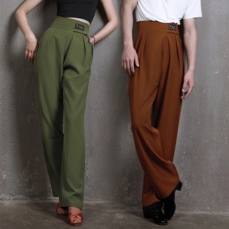 Брюки мужские для латиноамериканских танцев, мягкие Свободные ...