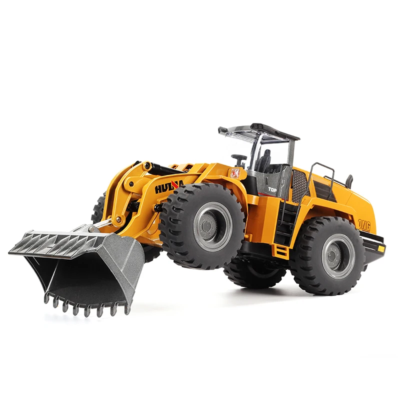 Фото HUINA 1583 Обновление RTR масштаба 1/14 24CH RC Грузовик-погрузчик с дистанционным управлением Автомобили с подсветкой Звук 2,4 ГГц Игрушки на открытом воздухе Подарок для мальчиков №5