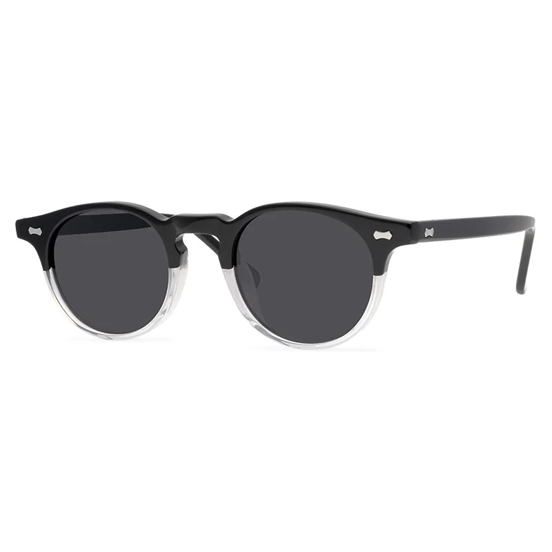 

2023 Top Quality Handmade Acetate Sunglasses For Men Women Original Classic Oval Round Sun Glasses Designer Polarized Sunglass