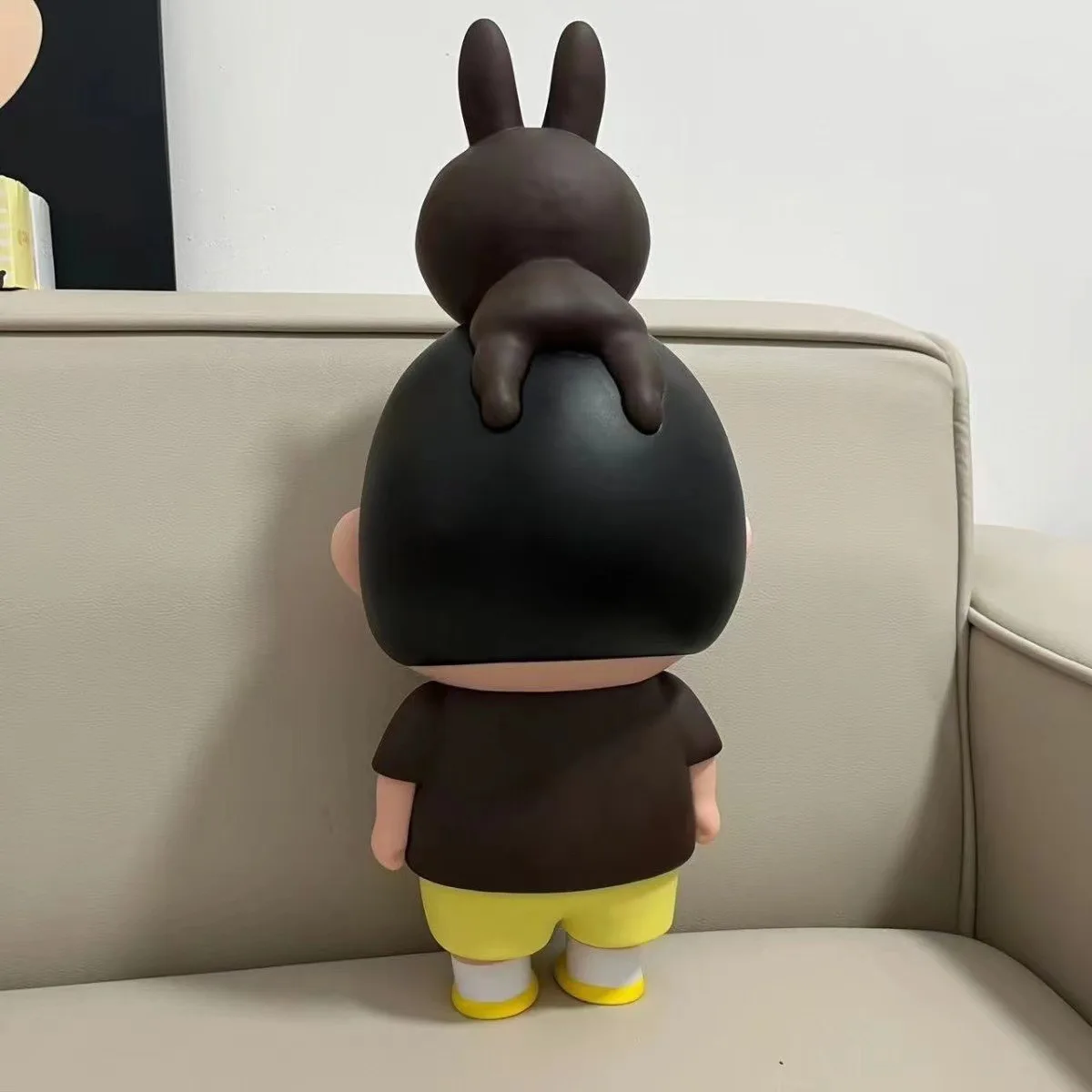 Новинка 2024 аниме фигурка Crayon Shin-Chan Labubu 42 см Shinnosuke noхара Kobai милая Коллекционная