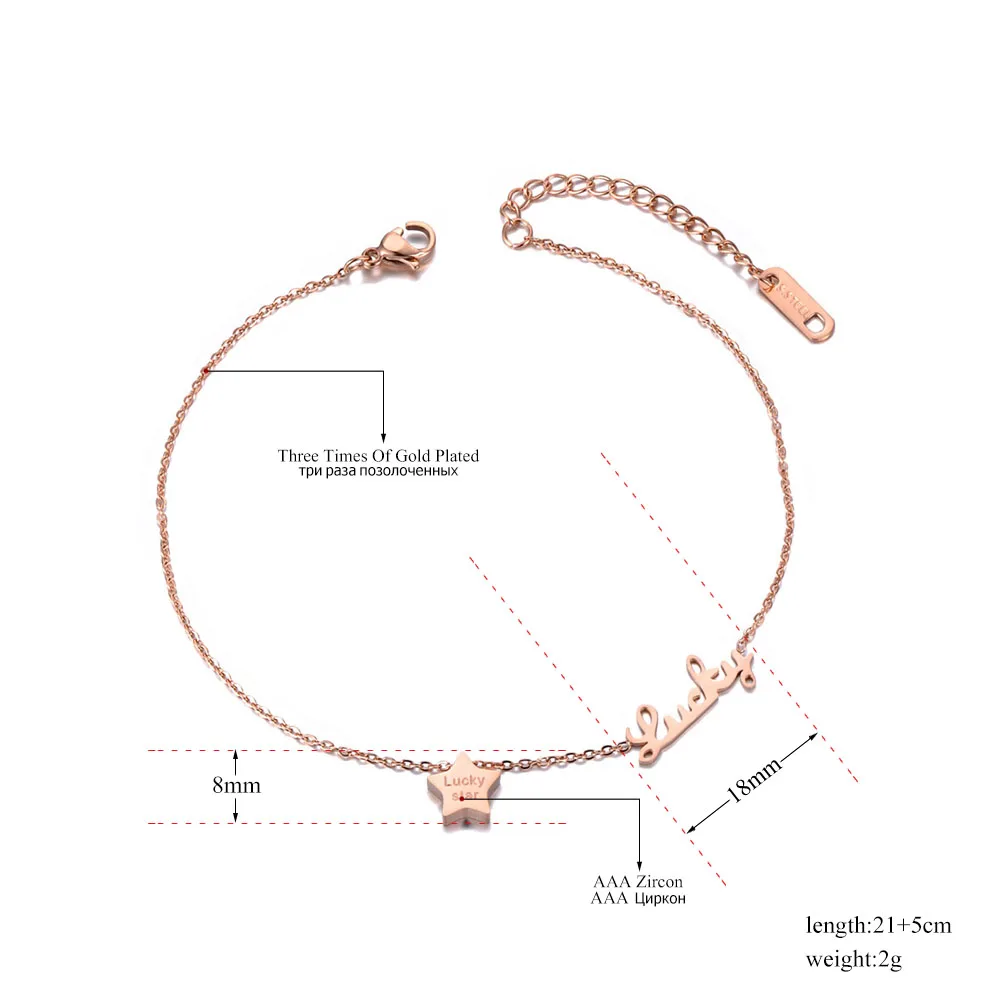 ZooMango позолоченный розовый пляж очаровательные ножные браслеты ювелирные