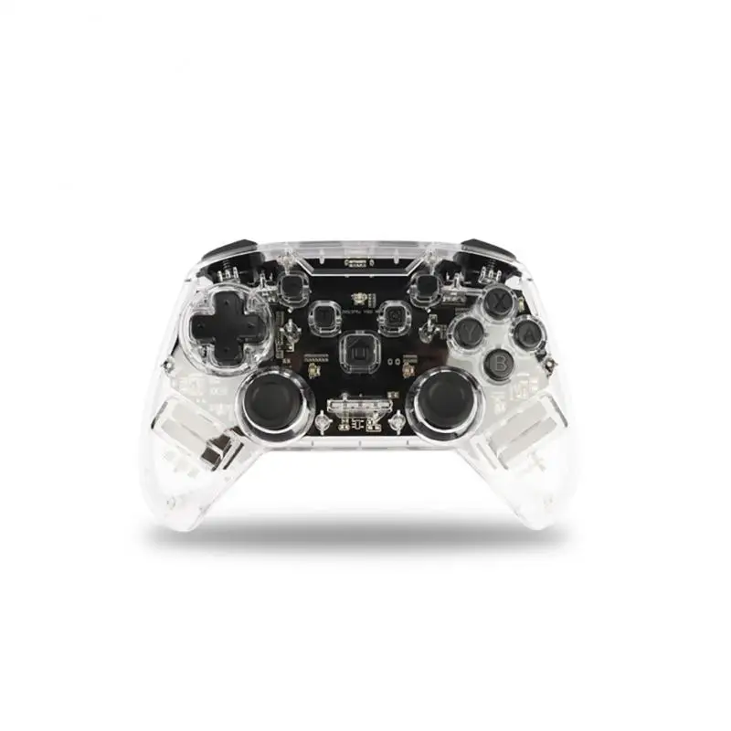 

Беспроводной контроллер портативный умный режим освещения автоматический взрыв двойной мотор вибрация геймпад игровая ручка