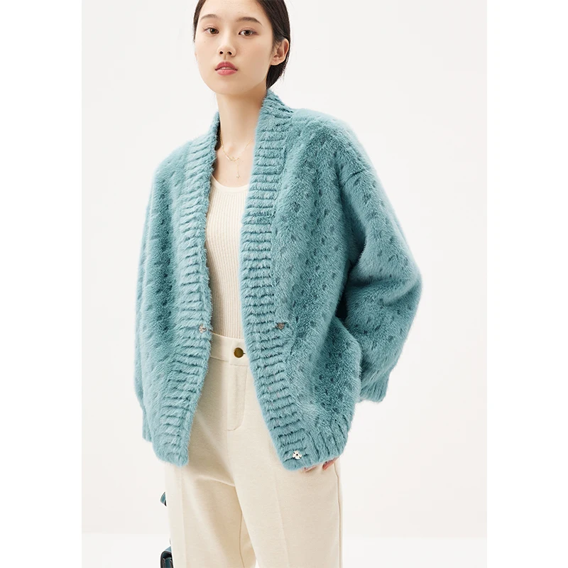 High-quality Fur Coat  Faux Fur  Faux Leather  Fashion Slim Fur  High Street  Autumn/Winter  Casacos Inverno Feminino Jacket