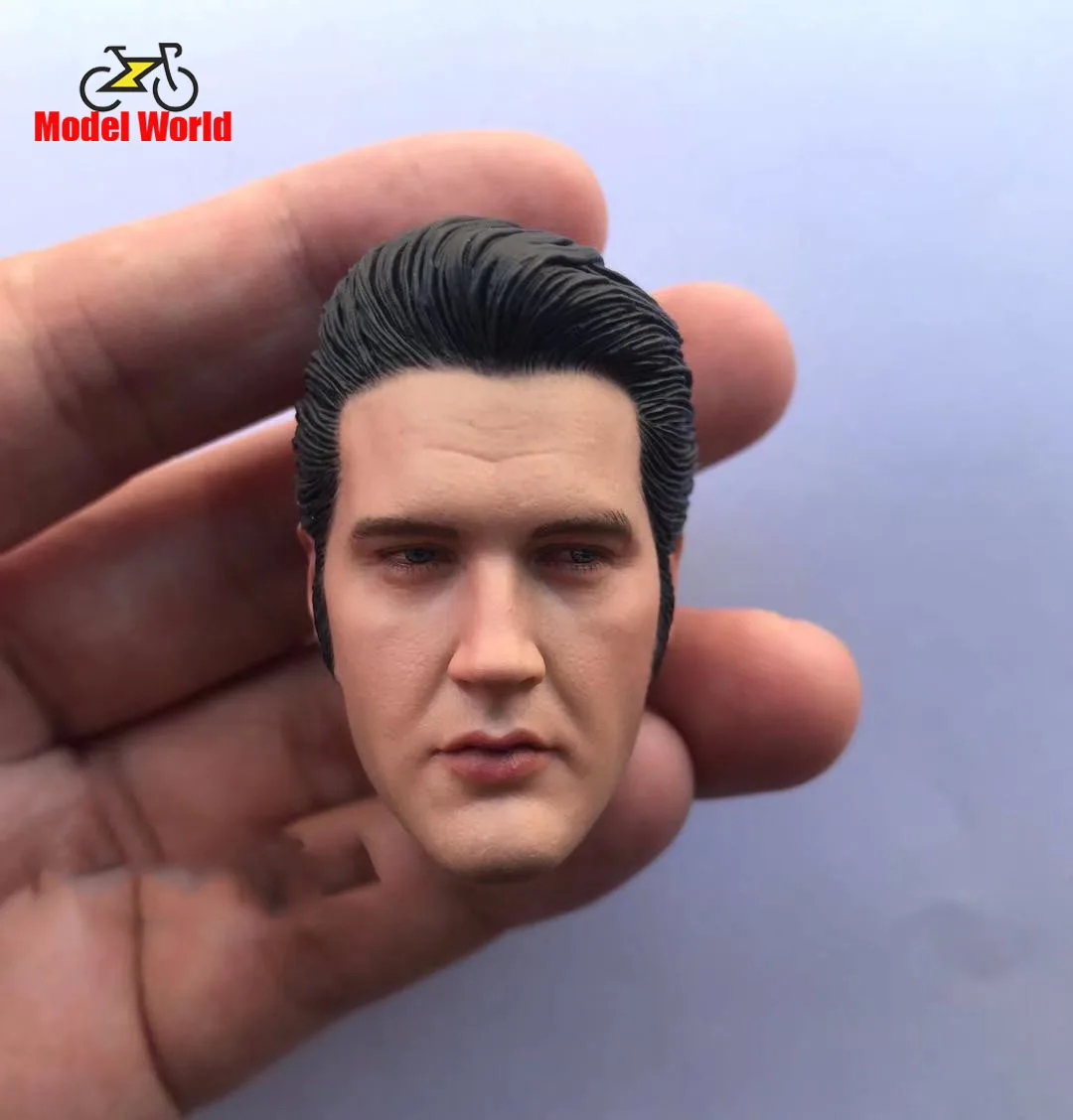 

IN STOCK 1/6 Scale male head sculpt Elvis Presley fit 12'' action figure dolls