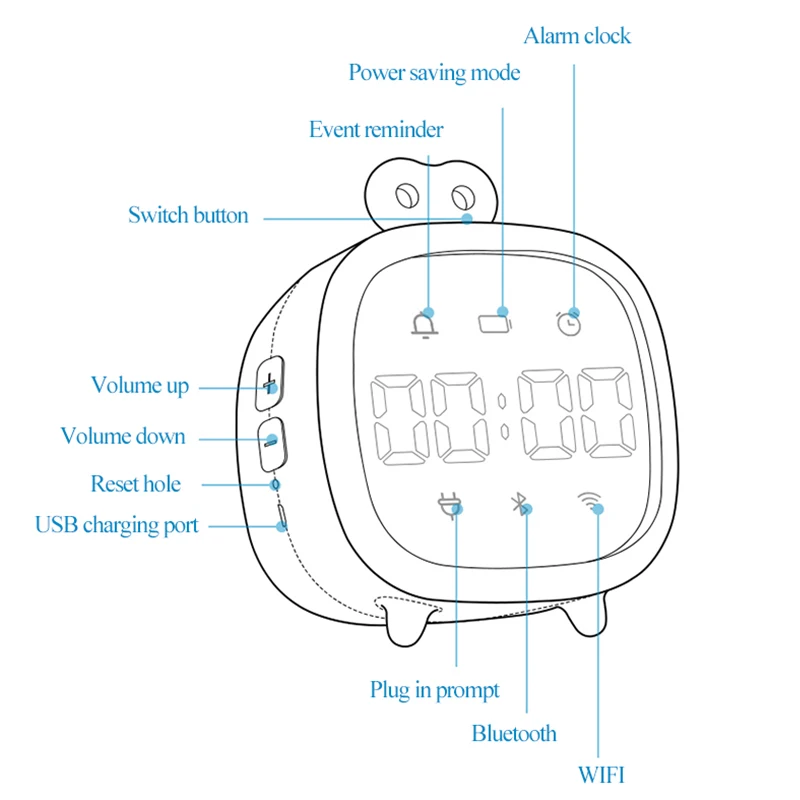 Смарт-часы Tenwin для детей умные часы-менеджер по времени с голосовым диалогом и