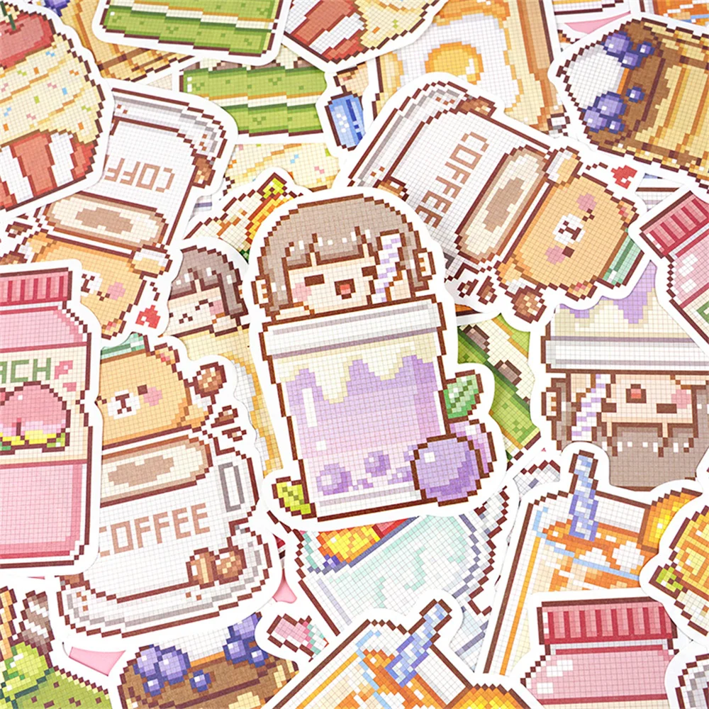 

30 шт. наклейки-этикетки «знаки», планировщик «сделай сам», квадратная серия мира, скрапбукинг, планировщик, японские милые декоративные кан...