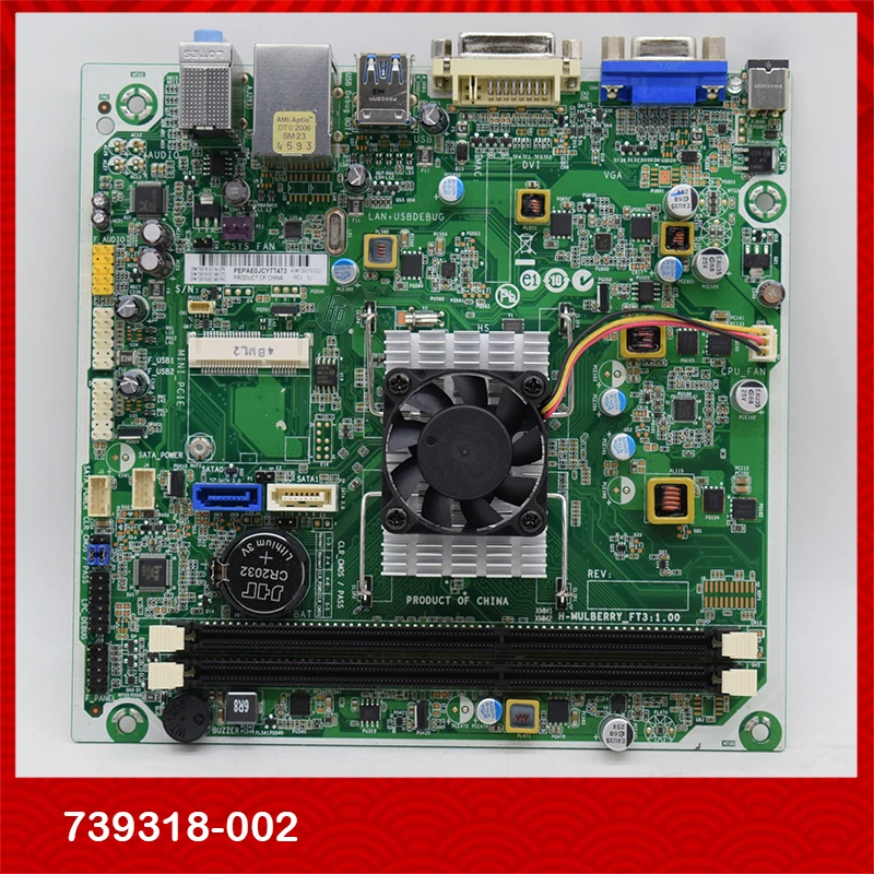 For HP Desktop Motherboard 739318-002 739318-502 739318-602 CPU A4-5000 DDR3 ITX Perfect Test Good Quality