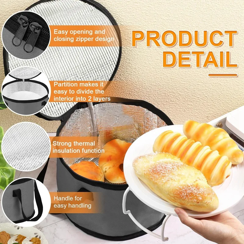 2 комплекта круглой подставки для пирогов 11 х 7 дюймов с поддоном посуды штабелер