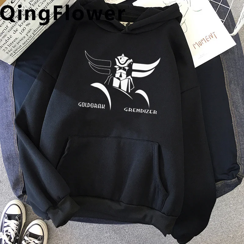 

Goldorak hoodies men manga 2022 grunge anime male clothing Ulzzang streetwear