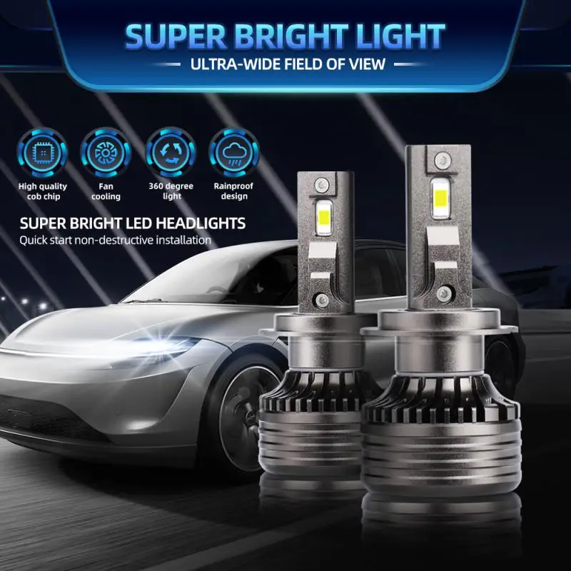 

1 пара/коробка, P5-светодиодная лампа для автомобиля, 70 Вт, 6000K, лм, IP68