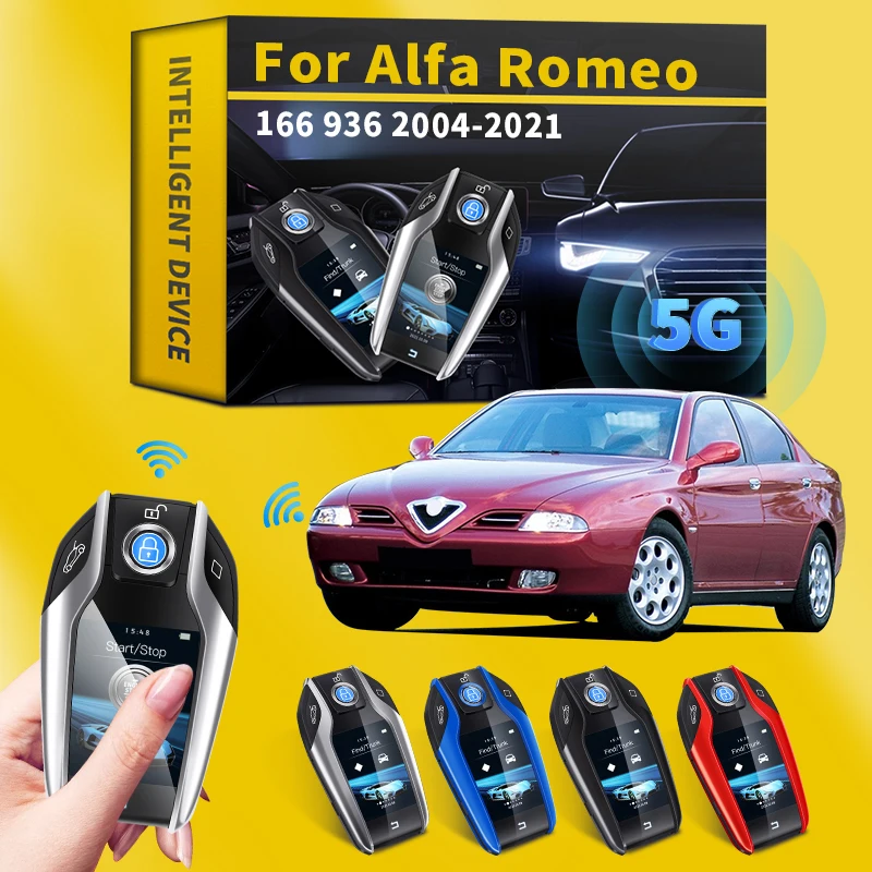 

For Alfa Romeo 166 936 2004-2021 Modified Smart Remote Key Display Screen Remote Key Modified LCD Screen Smart Remote Car Key
