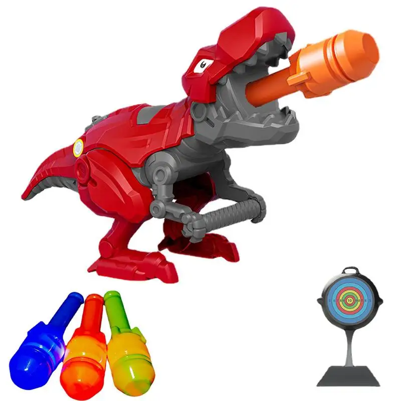 

Kid Dinosaur Games Observation Kit Children's Educational Toys Shooting Toys Games Blaster Shooter With Lights And Sounds For