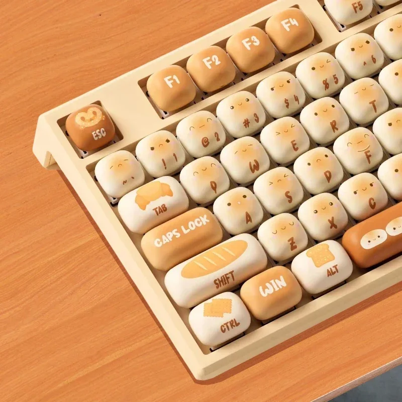 138 клавиши Mantou Paradise KeyCap Custom PBT MOG профиль Keycap милый розовый Аниме оригинальный для