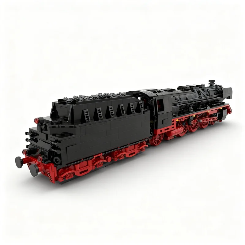 Фото 2163 детали MOC DRG Class 01: Модель немецкого паровоза, конструктор, игрушка для сборки, рождественский подарок, DIY, для детского творчества №4