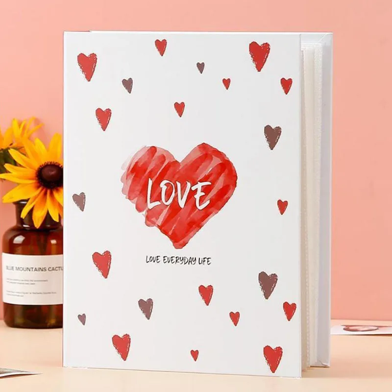 

1 шт. 7-дюймовый сувенир для пары, фотоальбом большой емкости, домашний интерстильный фотоальбом, мультяшный водонепроницаемый фотоальбом