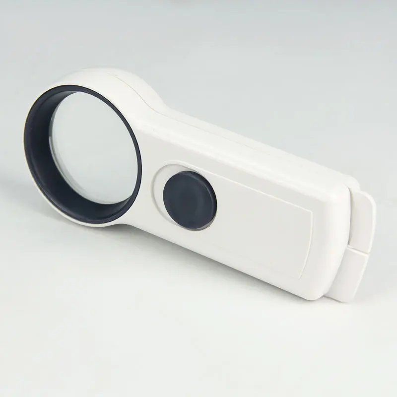 

Handheld 6X Magnifier Magnifying Glass with LED Light Handheld Magnifier Loupe Acrylic Lens Glass Loupe Jewelry Repair Tool