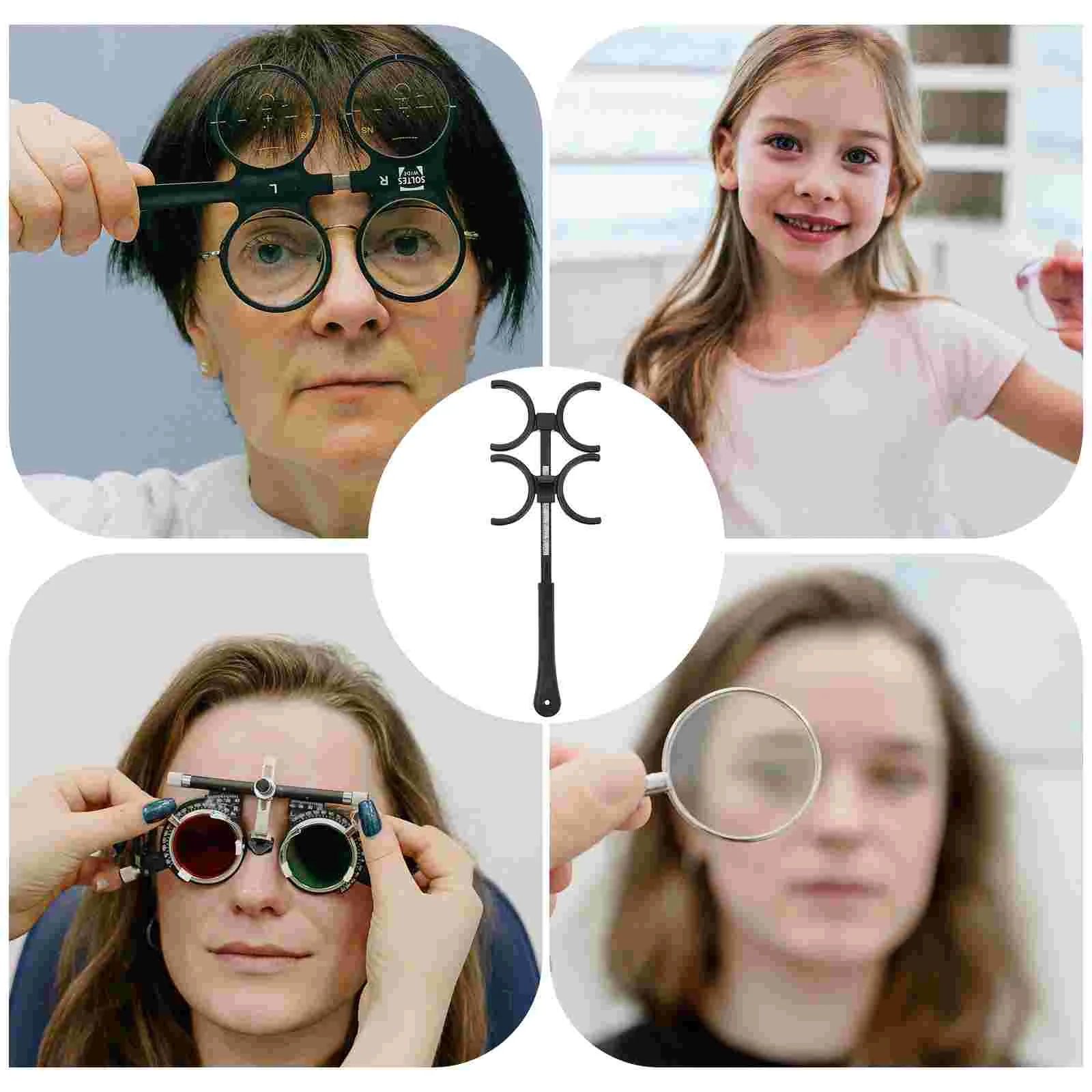 Регулируемая заглушка для оптометрии — держатель офтальмологической линзы