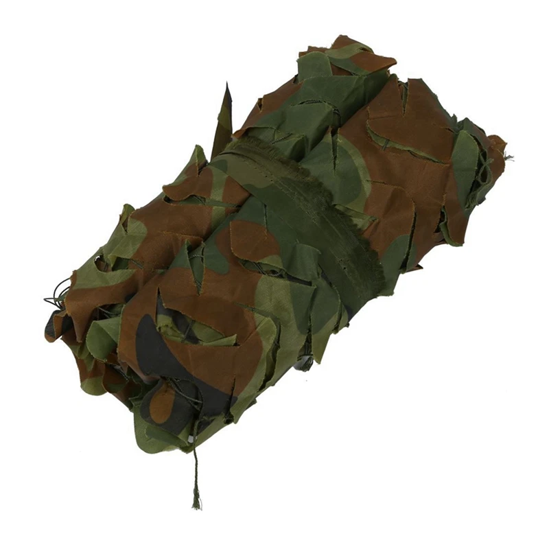 

3Pcs 1Mx2m 39X78 Inch Woodland Camouflage Camo Net Cover Hunting Shooting Camping Army