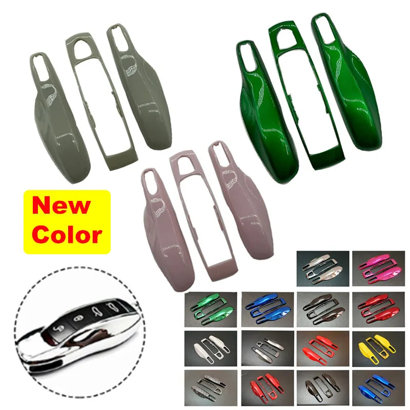New Car Smart Remote Key Case Fob Covers Shell For Porsche Panamera Spyder Carrera Macan Boxster Cayman Cayenne 911 970 981 991