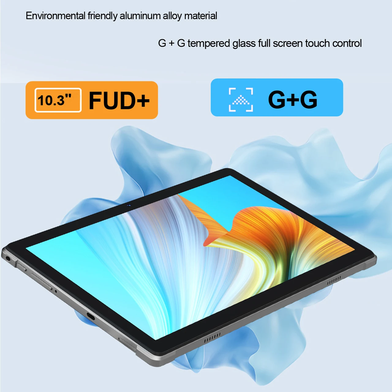 Фото Планшет BDF, 10,3 дюйма, 4 + 64 ГБ, 10 ядер, Sim-карта, Wi-Fi, IPS, Android 8,0 №4