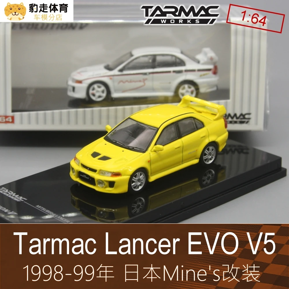

Tarmac работает 1:64 для Mitsubishi Lancer Evo 5-го поколения V коллекция литых моделей автомобилей из литого сплава