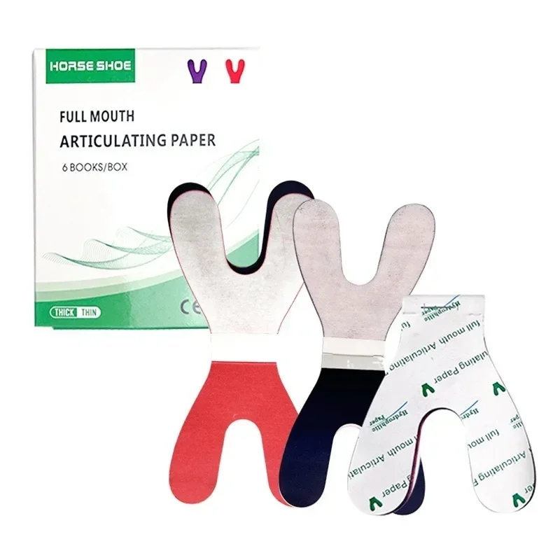 Стоматологическая артикуляционная бумага полоски для укуса односторонняя